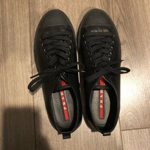 MENS BLACK PRADA SNEAKER